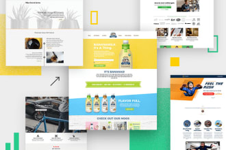 build landing page wordpress website with elementor and unbounce
