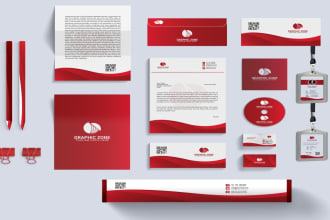 design letterhead visiting card and stationary