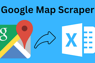 scrape google map, yellow pages, loop web and email scraper