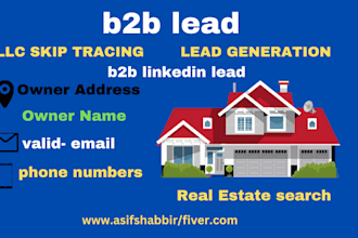do targeted b2b lead generation and skip tracing