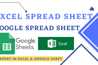 create excel spreadsheet, google sheet perfectly