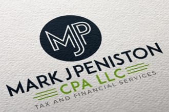make a creative modern accounting and financial logo design