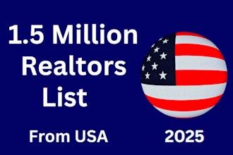 provide active real estate agent, realtor email list