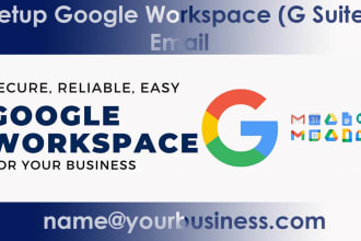 setup google workspace, g suite in 01 hour