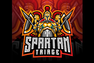 design wonderful spartan logo with unlimited revision