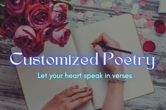 write poetry and lyrics for you