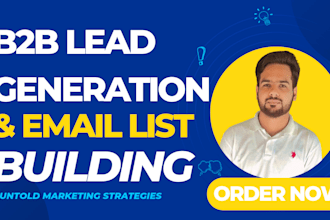 do b2b lead generation service and targeted email list building