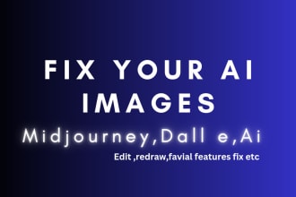 edit and fix,facial features ,upscale,recreate your photos