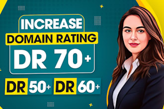 increase website ahrefs DR domain rating with high authority backlinks