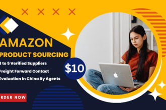 be your product sourcing agent for amazon fba and sourcing from china