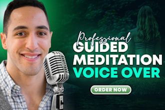 prove a deep calming voice for guided meditation