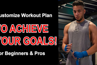 customize workout plan for beginners