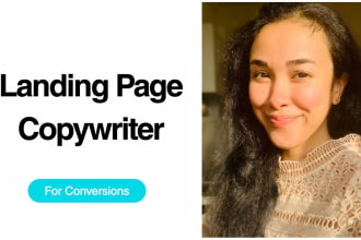 be your conversion copywriter for a powerfully compelling landing page