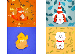 draw creative illustrations with unlimited revisions