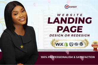 shopify landing page wix landing page wordpress landing page godaddy square page