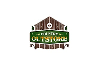 do a country style best quality logo for outdoor storage