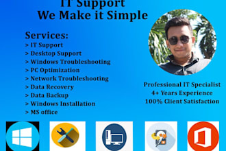 be a good employee in IT support desktop support and windows troubleshooting