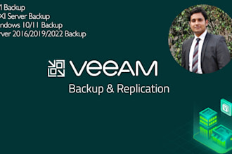 configure and troubleshoot  veeam backup and replication