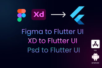convert xd or figma to flutter mobile app