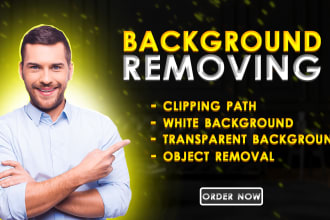 remove background 25 images with white or transparent