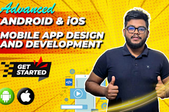 develop hybrid android and IOS mobile apps using flutter