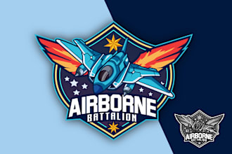 create modern military tactical stickers, patch, outdoor badge logo design