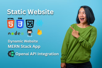 build a modern responsive static website for your business