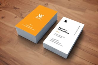 do minimal luxury business card and thank you card design