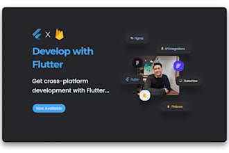 develop an app with flutter