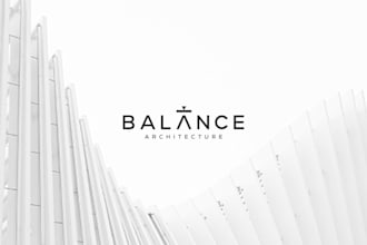 do custom minimalist logo design and full brand identity kit