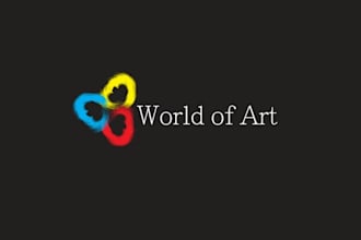 make a clear non boring capturing better logo for art net shop