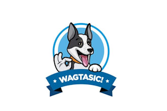 do ecstatic and high energy logo for pet product line launch