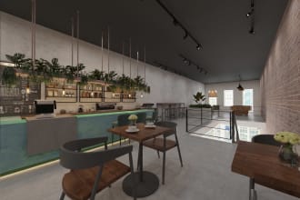 design or render realistic 3d interior design and virtual stage