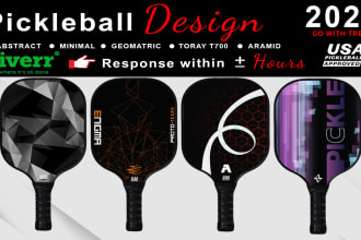 do pickleball paddle tennis art artificial intelligence design