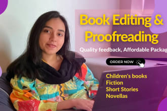 proofread, copy edit, and format your book manuscript