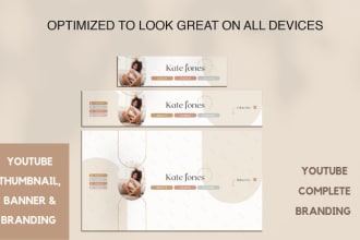 create editable youtube branding kit