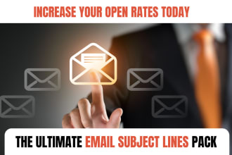 create catchy custom email subjects to increase open rates