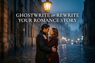 romance ghostwrite or rewrite romance story