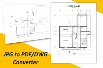 converto file PDF o jpeg in formato cad