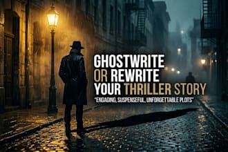 ghostwrite or rewrite thriller novel thriller story