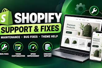 provide shopify store maintenance and fix theme issues