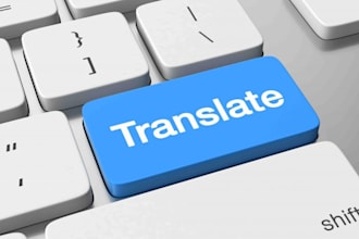 translate any type of text in english, arabic and swedish, specializing in books