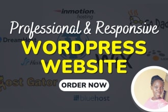 design wordpress website on namecheap dreamhost bluehost hostinger nexcess ionos