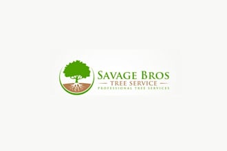 design catchy amazing tree service logo