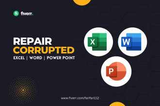 repair corrupted excel, word, power point files