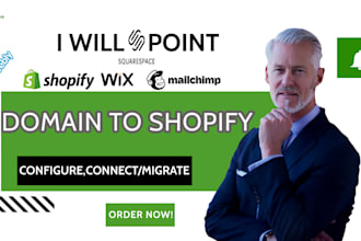 point your domain to shopify, wix, weeebly, squarespace, mailchimp, or sendgrid