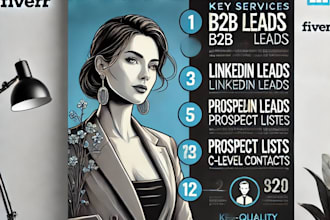 do b2b email lead generation for any industry and create cold calling list