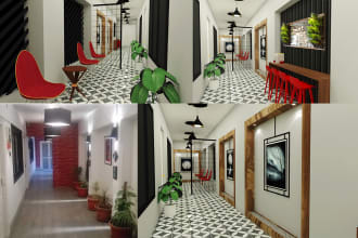 do virtual staging, renovation for home office real estate