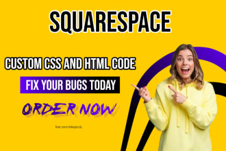 add custom css and html code to your squarespace website professionally