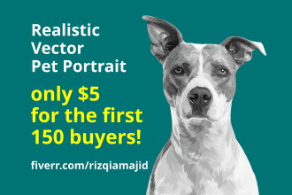 draw your pet or animal to realistic cartoon style